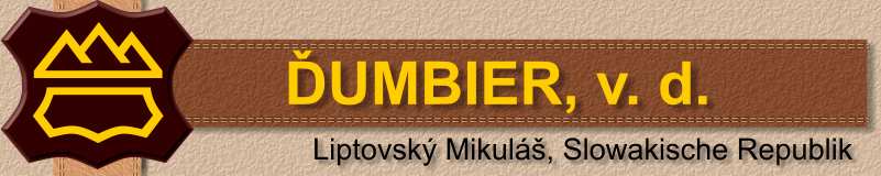 "umbier", v. d. Liptovsk Mikul, vrobca koenej galantrie
